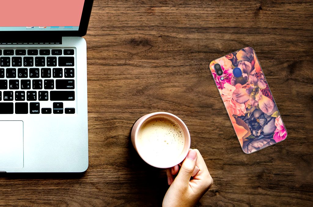 Samsung Galaxy M20 (Power) TPU Case Bosje Bloemen