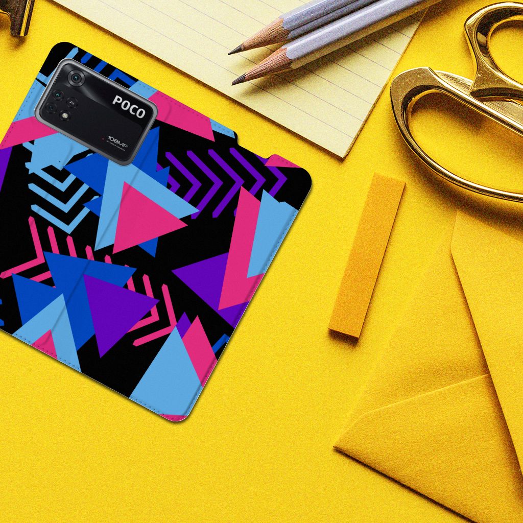 Poco X4 Pro 5G Stand Case Funky Triangle - B2C Telecom