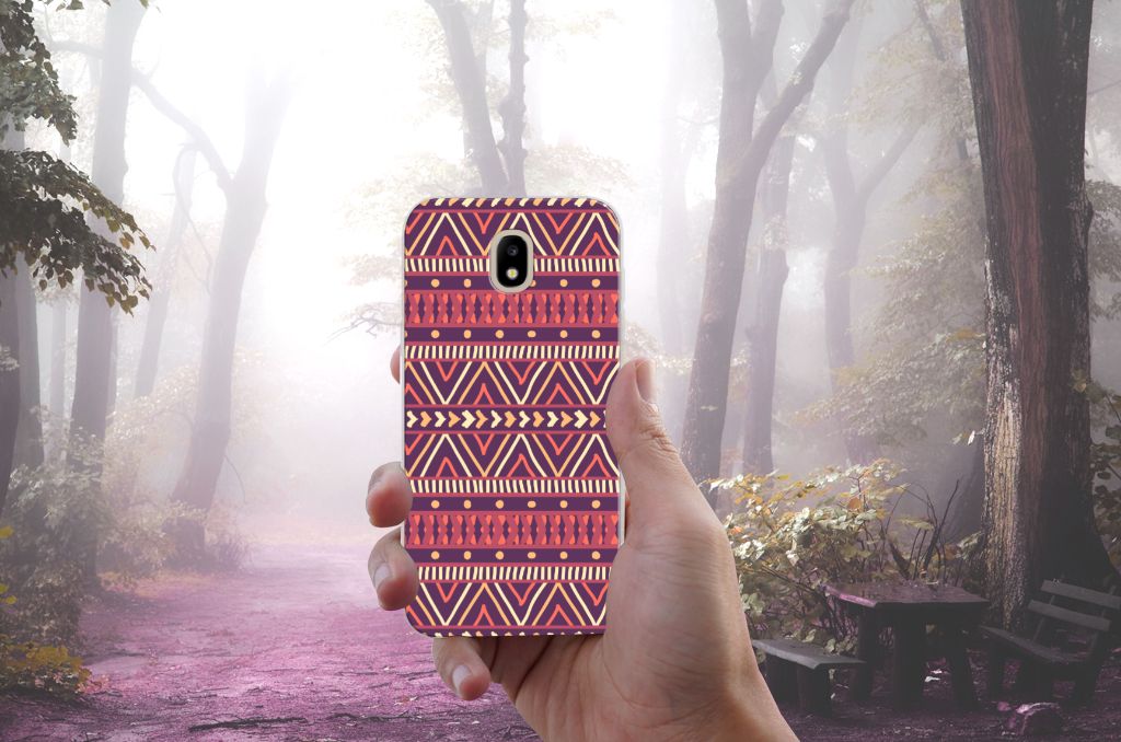 Samsung Galaxy J5 2017 TPU bumper Aztec Paars