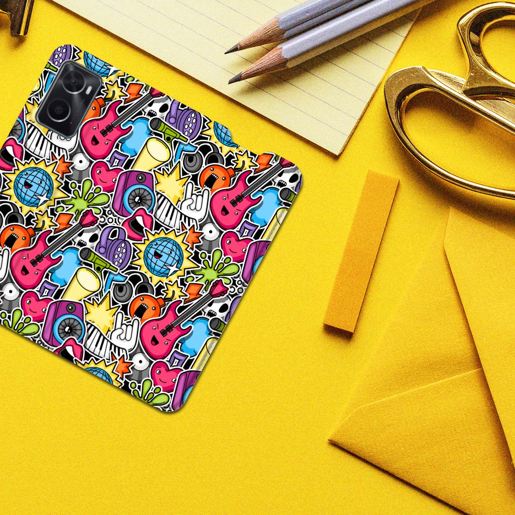 OPPO A96 | A76 Hippe Standcase Punk Rock - B2C Telecom