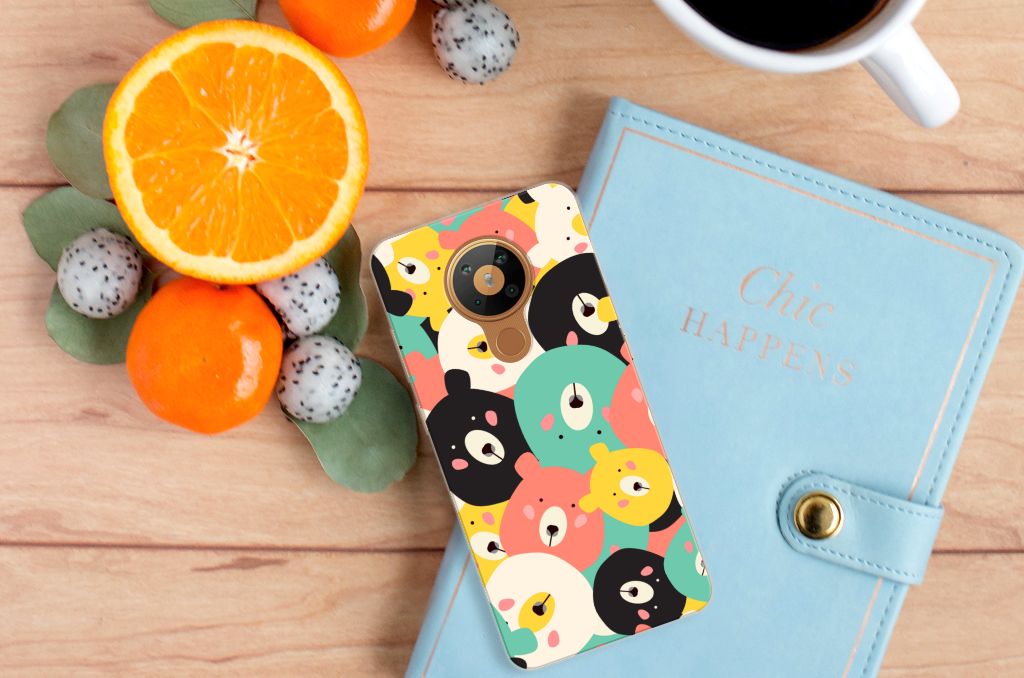 Nokia 5.3 Telefoonhoesje met Naam Bears B2C Telecom