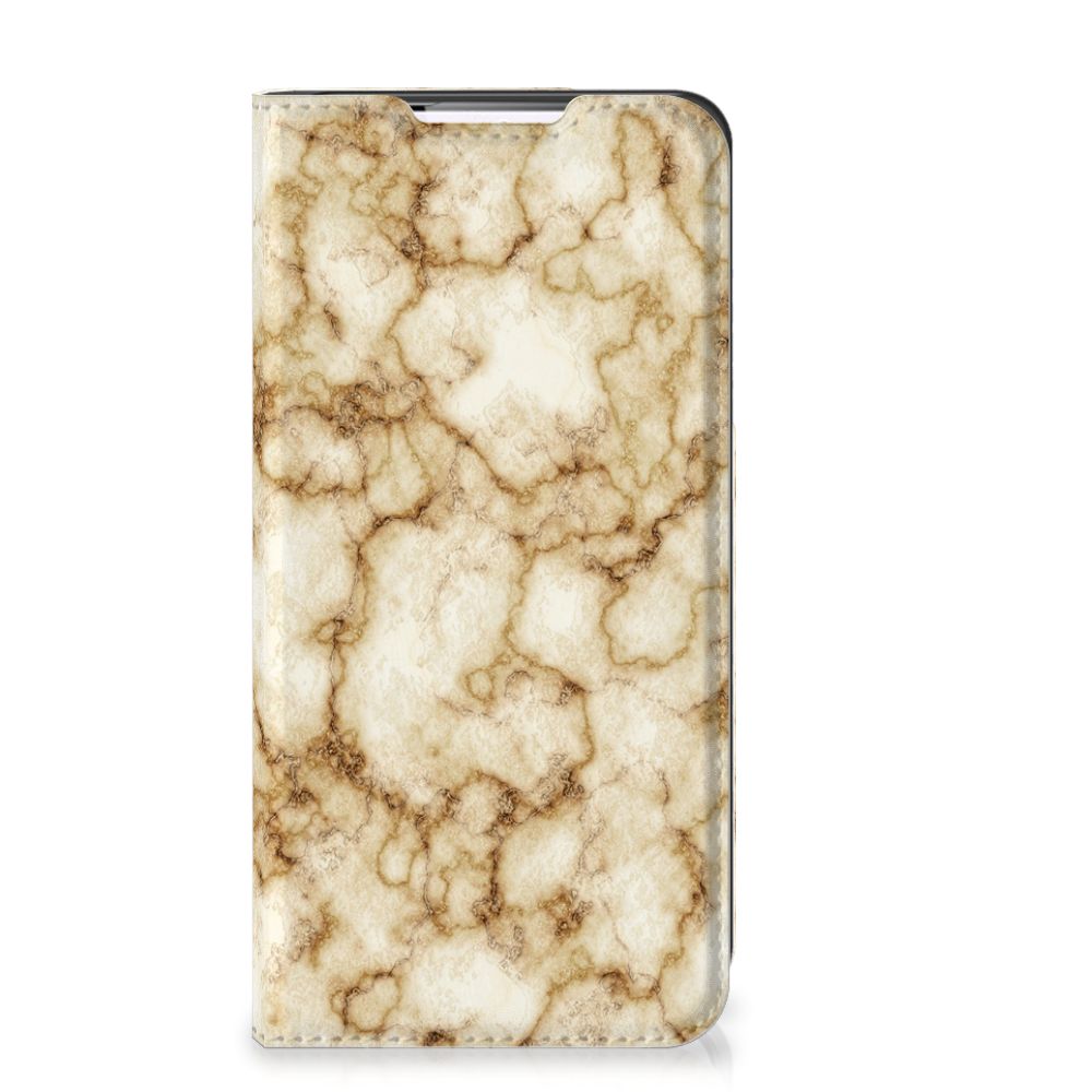 Samsung Galaxy S22 Standcase Marmer Goud - B2C Telecom