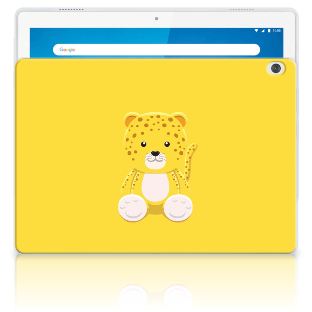 Lenovo Tab M10 Tablet Back Cover Baby Leopard