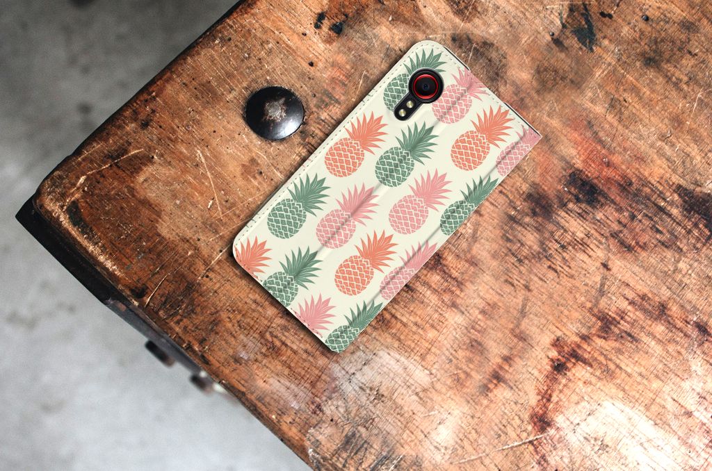 Samsung Galaxy Xcover 5 Flip Style Cover Ananas - B2C Telecom