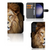 Samsung Galaxy S24 Telefoonhoesje met Pasjes Leeuw