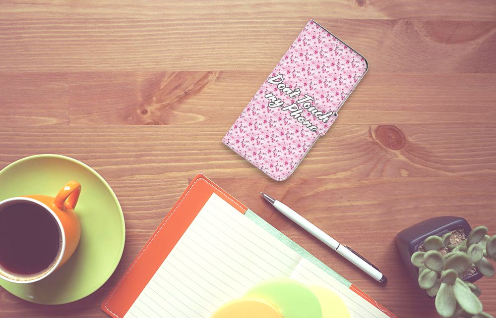Samsung Galaxy A31 Portemonnee Hoesje Flowers Pink DTMP