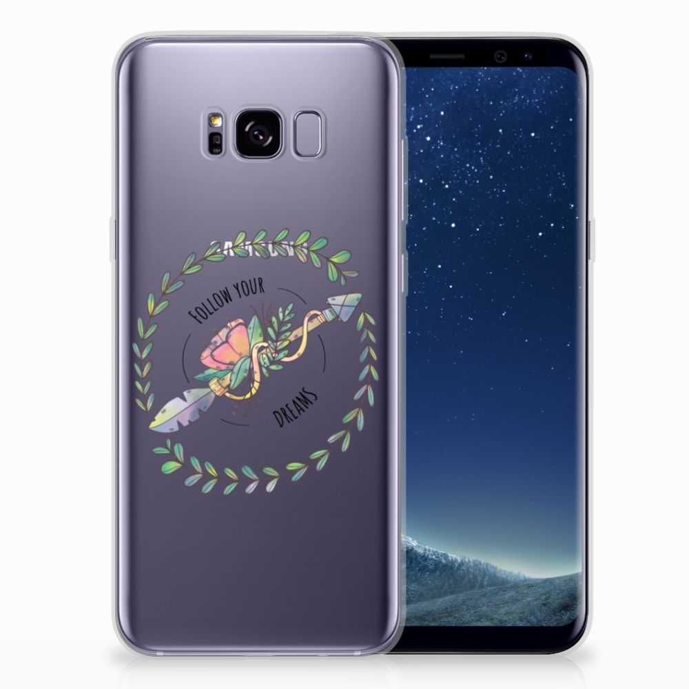 Samsung Galaxy S8 Plus Telefoonhoesje met Naam Boho Dreams