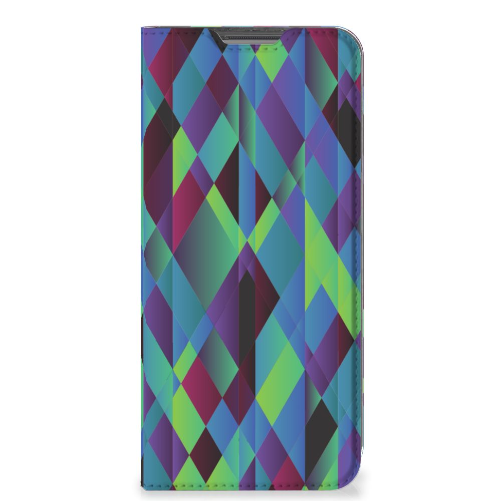 OPPO A96 | A76 Stand Case Abstract Green Blue - B2C Telecom