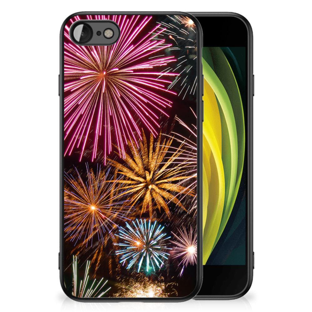 iPhone SE 2022 | SE 2020 | 7/8 GSM Cover Vuurwerk met opvallend vuurwerkdesign en TPU materiaal