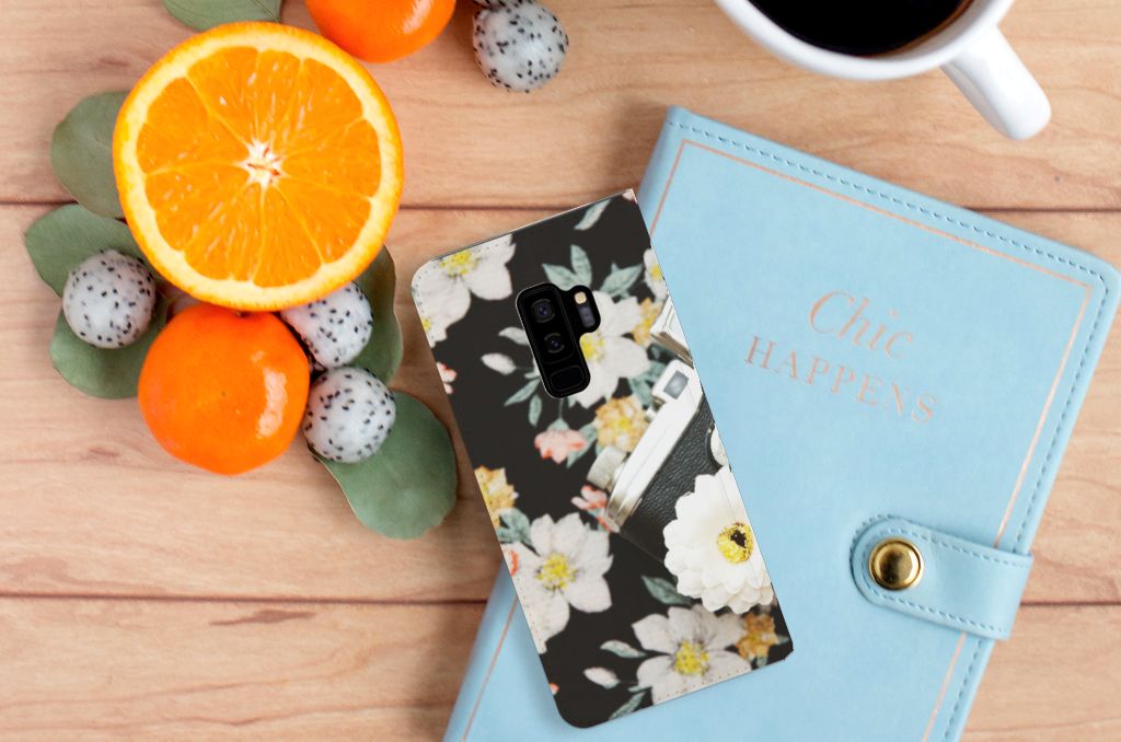 Samsung Galaxy S9 Plus Stand Case Vintage Camera