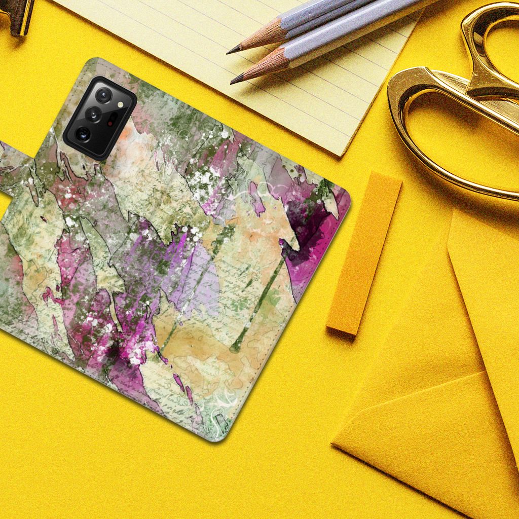 Hoesje Samsung Galaxy Note20 Ultra Letter Painting