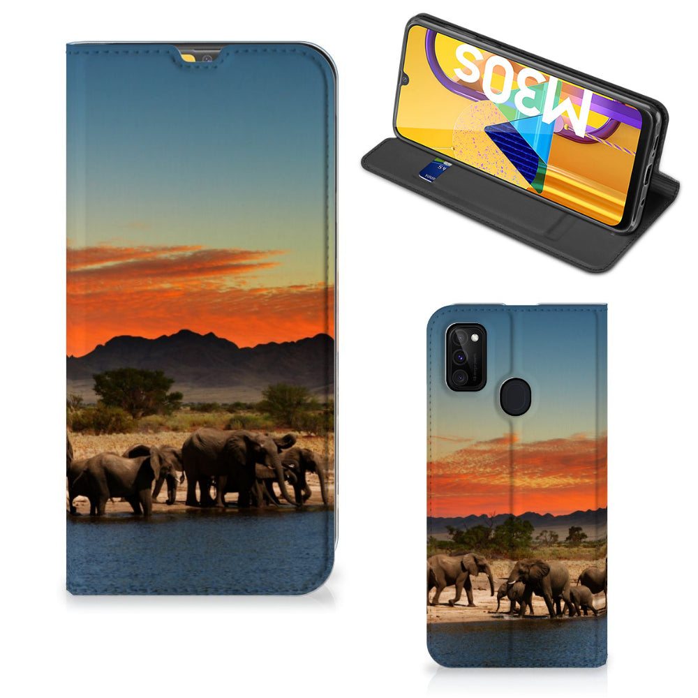 Samsung Galaxy M30s | M21 Hoesje maken Olifanten