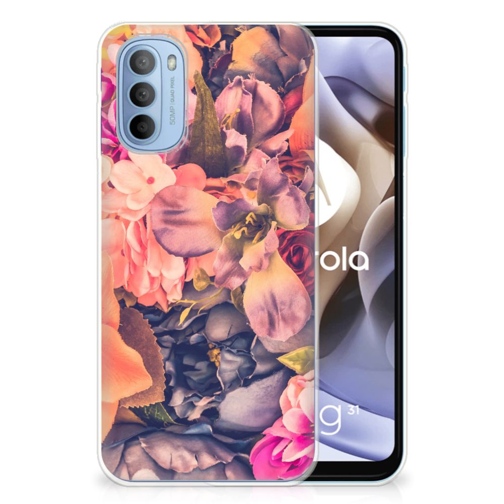 Motorola Moto G31 | G41 TPU Case Bosje Bloemen B2C Telecom