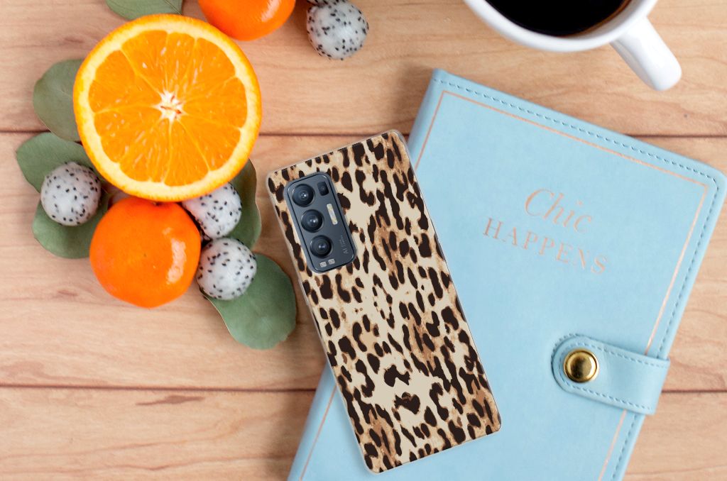 OPPO Find X3 Neo TPU Hoesje Leopard B2C Telecom