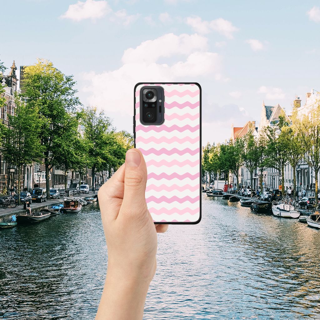 Xiaomi Redmi Note 10 Pro Back Case Waves Roze B2C Telecom