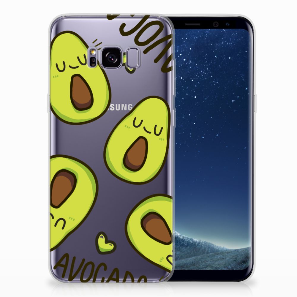 Samsung Galaxy S8 Plus Telefoonhoesje met Naam Avocado Singing