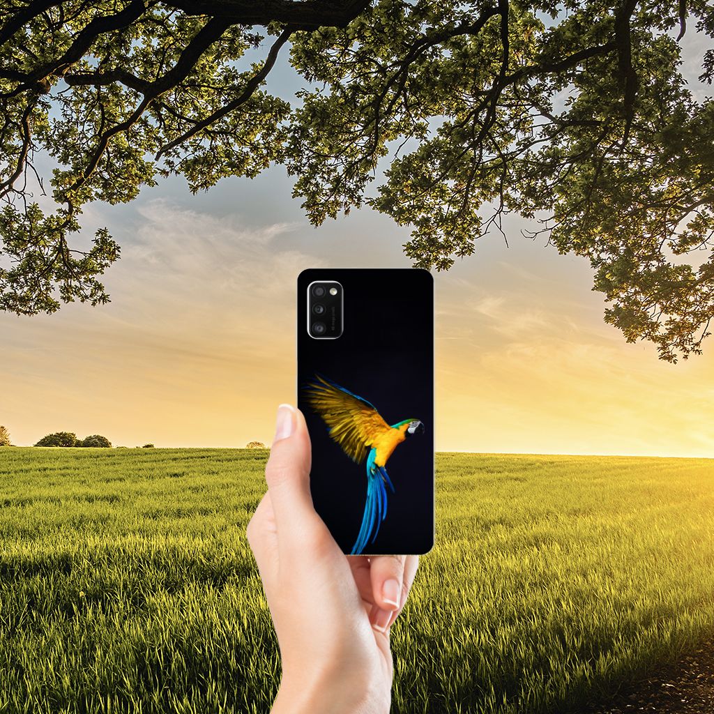 Samsung Galaxy A41 TPU Hoesje Papegaai B2C Telecom