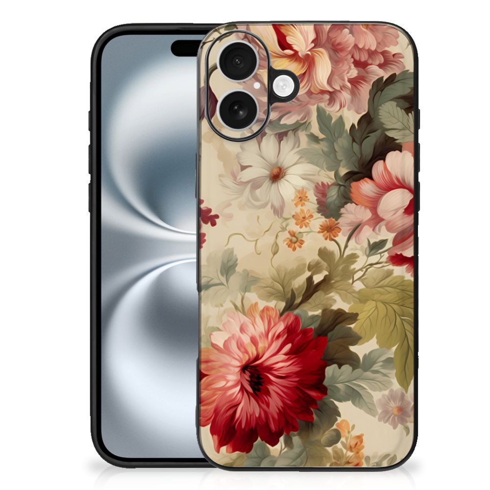Bloemen Hoesje voor iPhone 16 Plus Bloemen