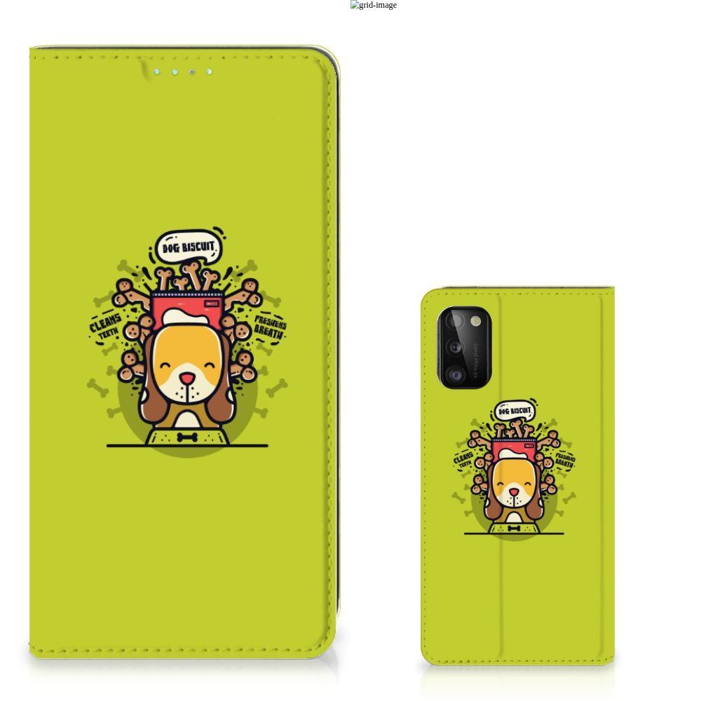 Samsung Galaxy A41 Magnet Case Doggy Biscuit - B2C Telecom