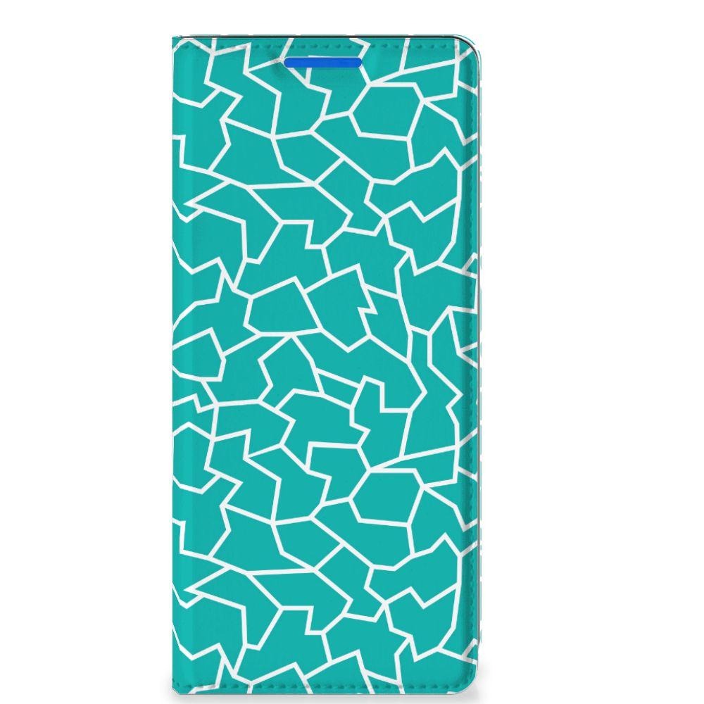 OPPO Reno 6 Pro Plus 5G Bookcase Cracks Blue - B2C Telecom