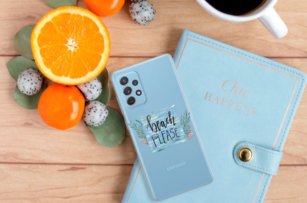Samsung Galaxy A72 Telefoonhoesje met Naam Boho Beach B2C Telecom
