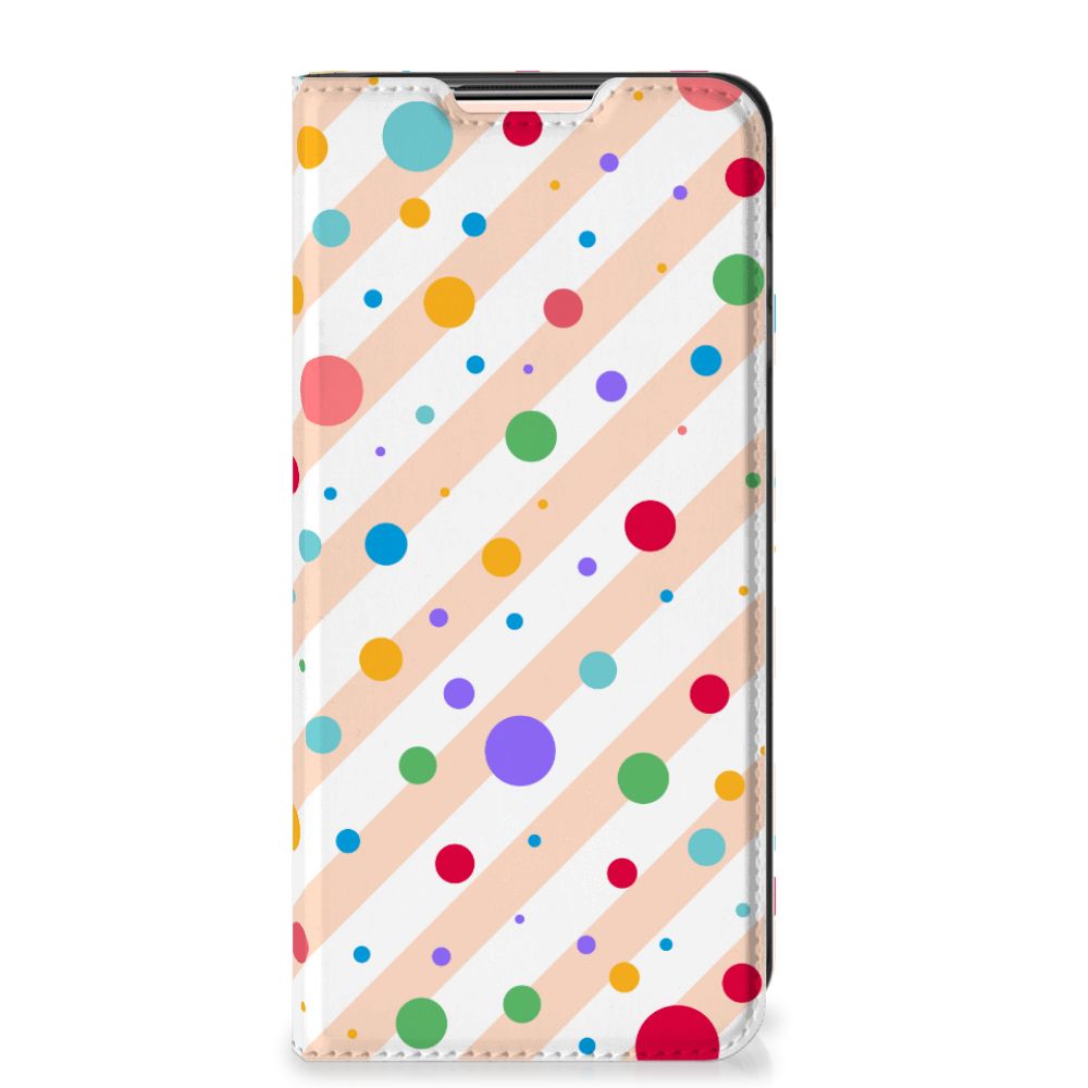 Xiaomi Redmi Note 10/10T 5G | Poco M3 Pro Hoesje met Magneet Dots - B2C Telecom