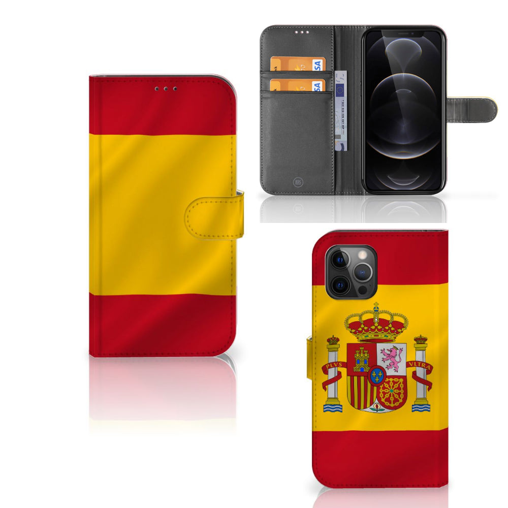 Apple iPhone 12 Pro Max Bookstyle Case Spanje