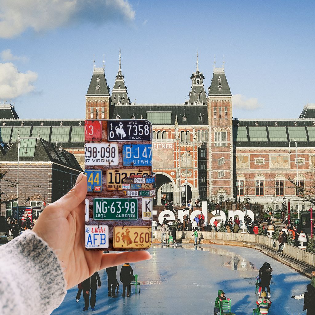 Huawei P10 Lite Telefoonhoesje met foto Kentekenplaten