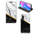 Xiaomi Mi Note 10 Lite Standcase Marmer Wit Zwart - Origineel Cadeau Man - B2C Telecom