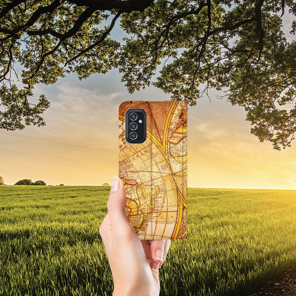 Samsung Galaxy M52 Book Cover Kompas - B2C Telecom
