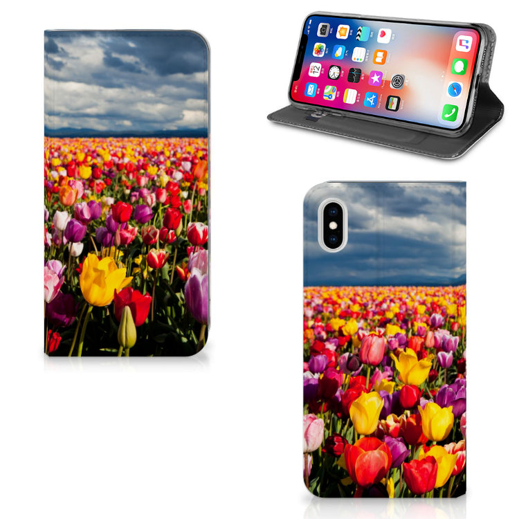 Apple iPhone Xs Max Smart Cover Tulpen