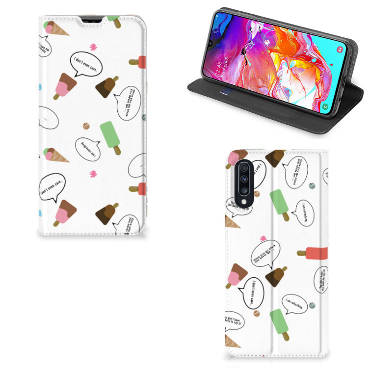 Samsung Galaxy A70 Flip Style Cover IJsjes