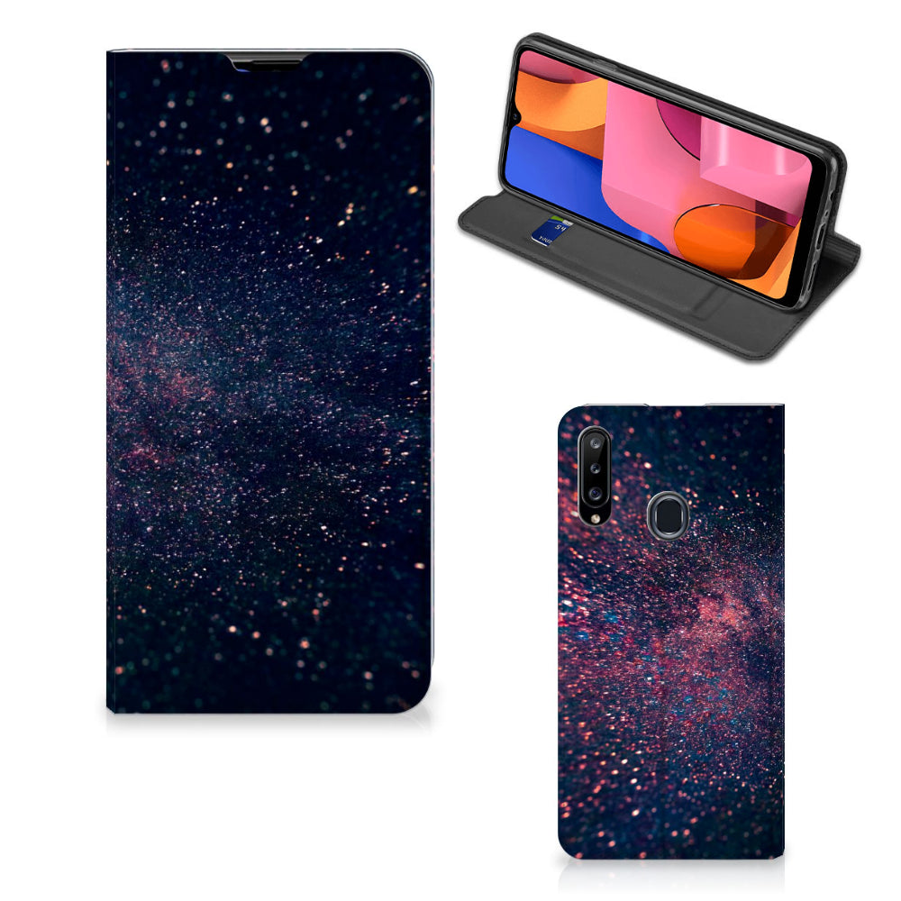 Samsung Galaxy A20s Stand Case Stars