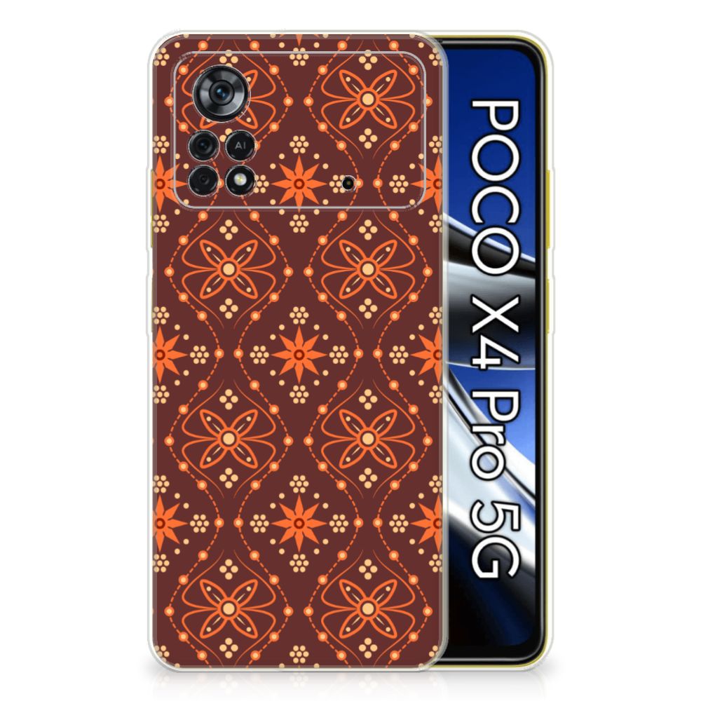 Xiaomi Poco X4 Pro 5G TPU bumper Batik Brown B2C Telecom