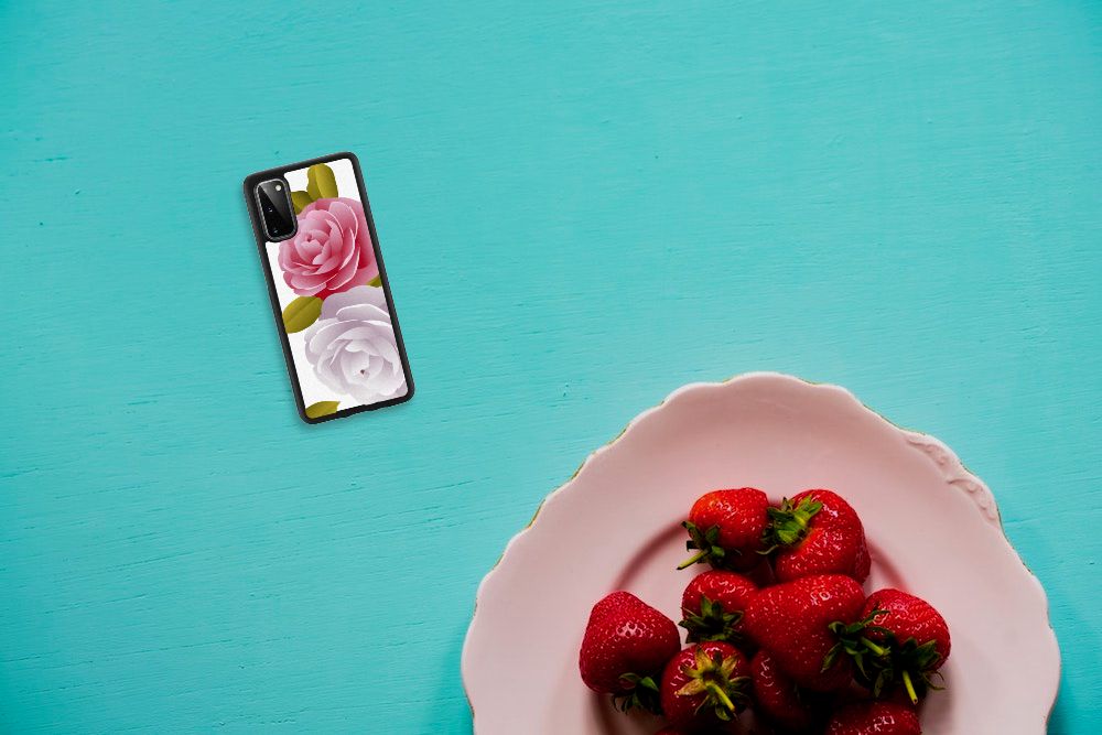Samsung Galaxy S20 Skin Case Roses B2C Telecom