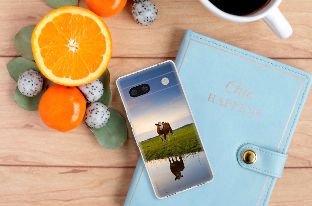 Google Pixel 7A TPU Hoesje Koe B2C Telecom