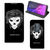 Mobiel BookCase Motorola One Zoom Skull Hair - B2C Telecom