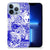Silicone Back Case Apple iPhone 13 Pro Angel Skull Blauw B2C Telecom