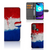 Motorola Moto E20 | E30 | E40 Bookstyle Case Nederland met design van de Nederlandse vlag en ruimte voor pasjes.