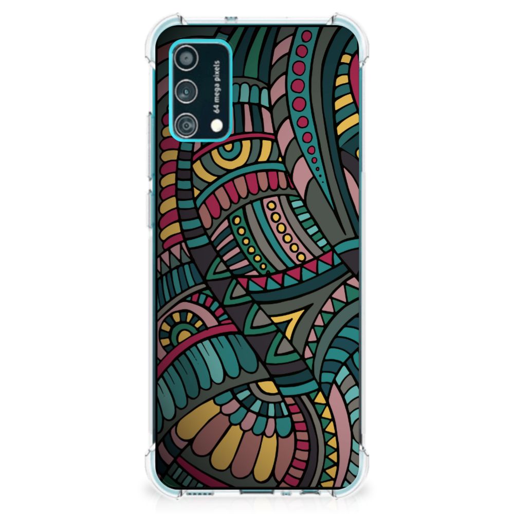 Samsung Galaxy M02s | A02s Doorzichtige Silicone Hoesje Aztec B2C Telecom