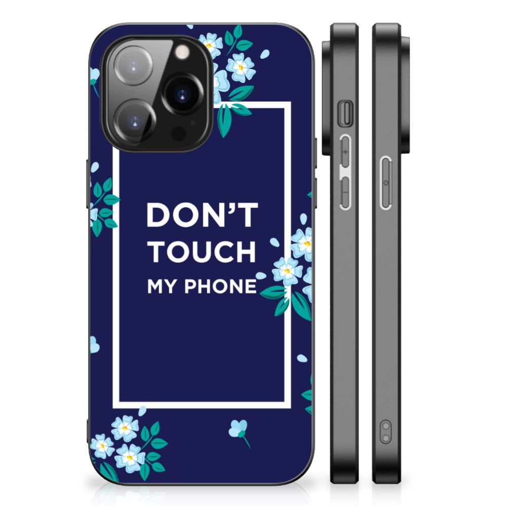 iPhone 14 Pro Max Telefoon Hoesje Flowers Blue DTMP B2C Telecom