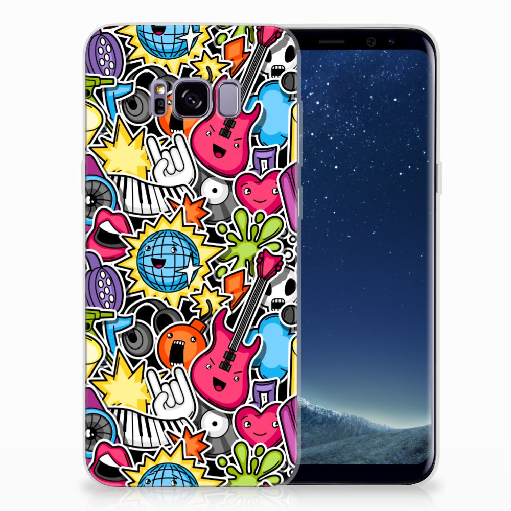 Samsung Galaxy S8 Plus Silicone Back Cover Punk Rock