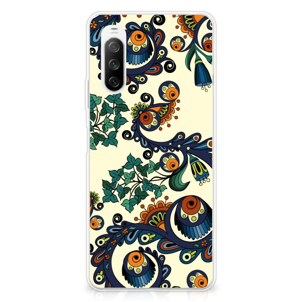 Siliconen Hoesje Sony Xperia 10 III Barok Flower B2C Telecom