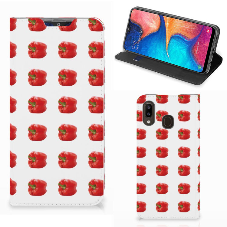 Samsung Galaxy A30 Flip Style Cover Paprika Red