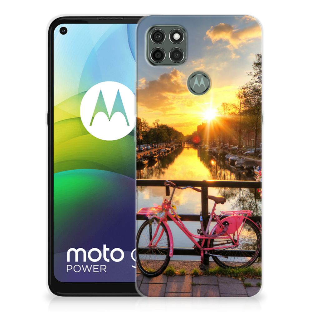 Motorola Moto G9 Power Siliconen Back Cover Amsterdamse Grachten B2C Telecom