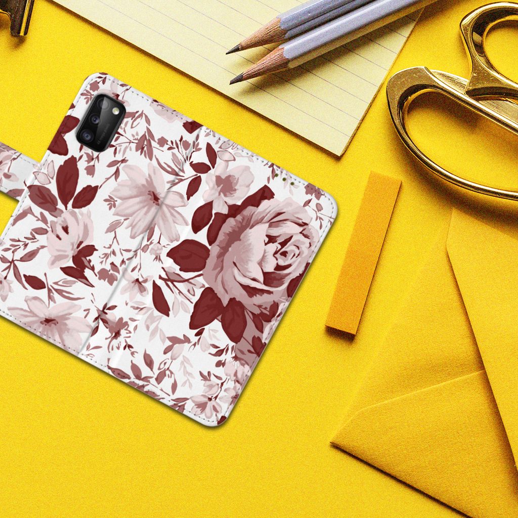 Hoesje Samsung Galaxy A41 Watercolor Flowers
