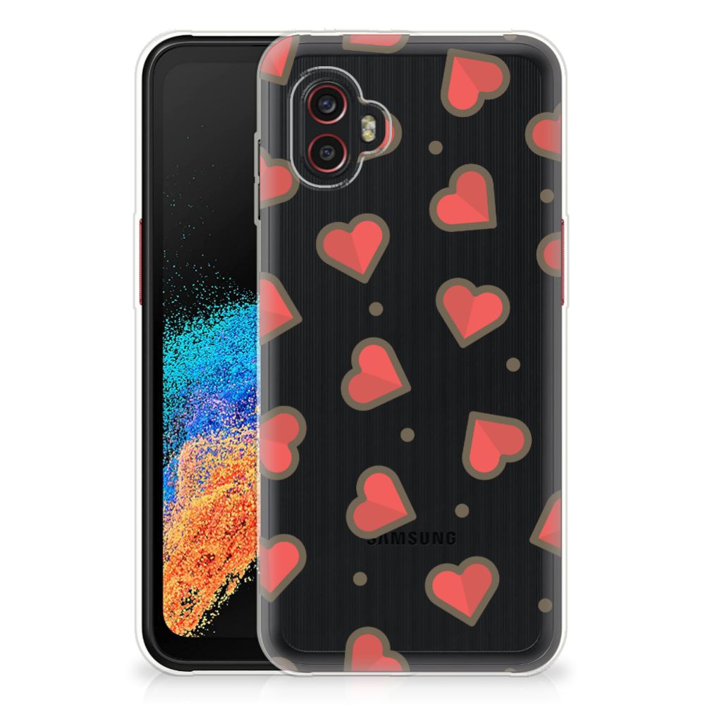 Samsung Galaxy Xcover 6 Pro TPU bumper Hearts B2C Telecom
