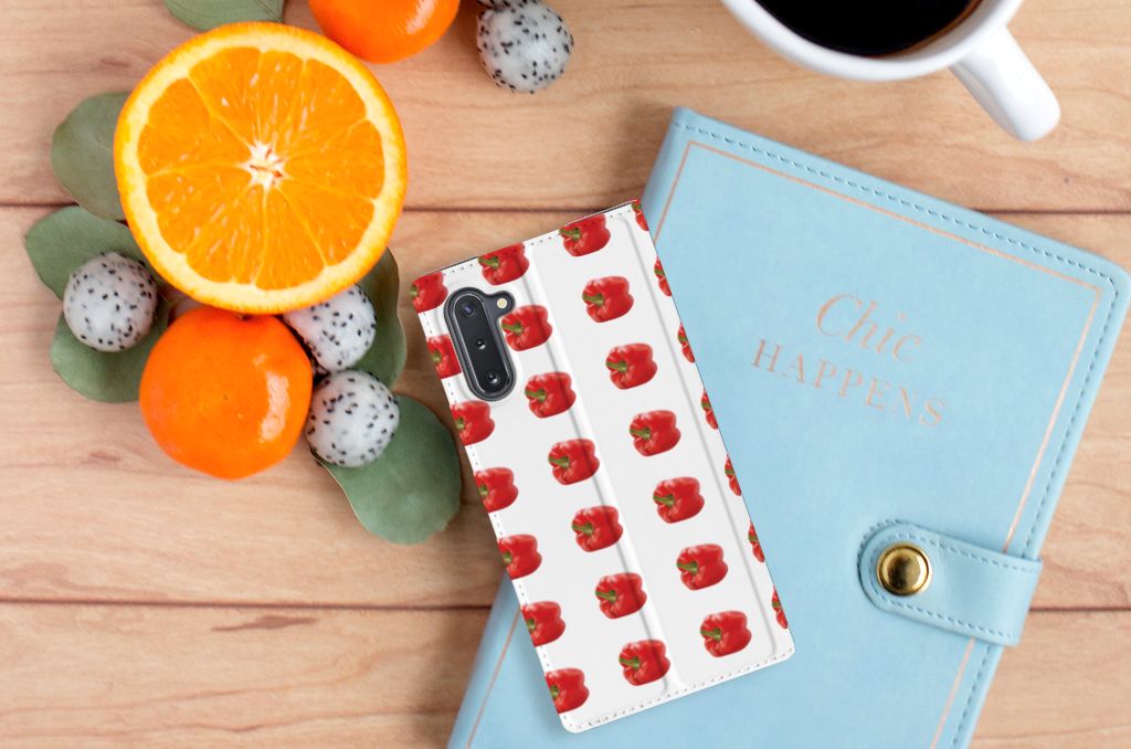 Samsung Galaxy Note 10 Flip Style Cover Paprika Red