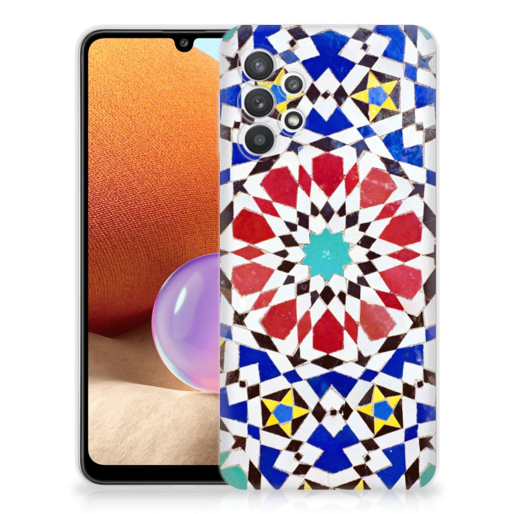 Samsung Galaxy A32 4G | A32 5G Enterprise Editie TPU Siliconen Hoesje Mozaïek B2C Telecom