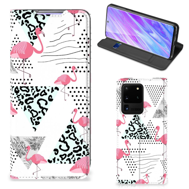 Samsung Galaxy S20 Ultra Hoesje maken Flamingo Triangle - B2C Telecom